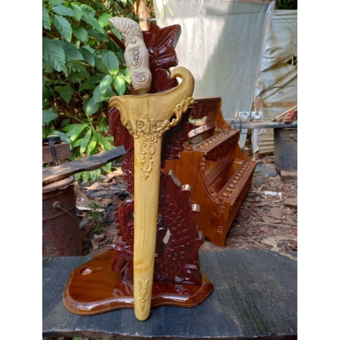 Warangka Keris Ukiran Mewah Bisa standart patrem free lubang KF4365 XV