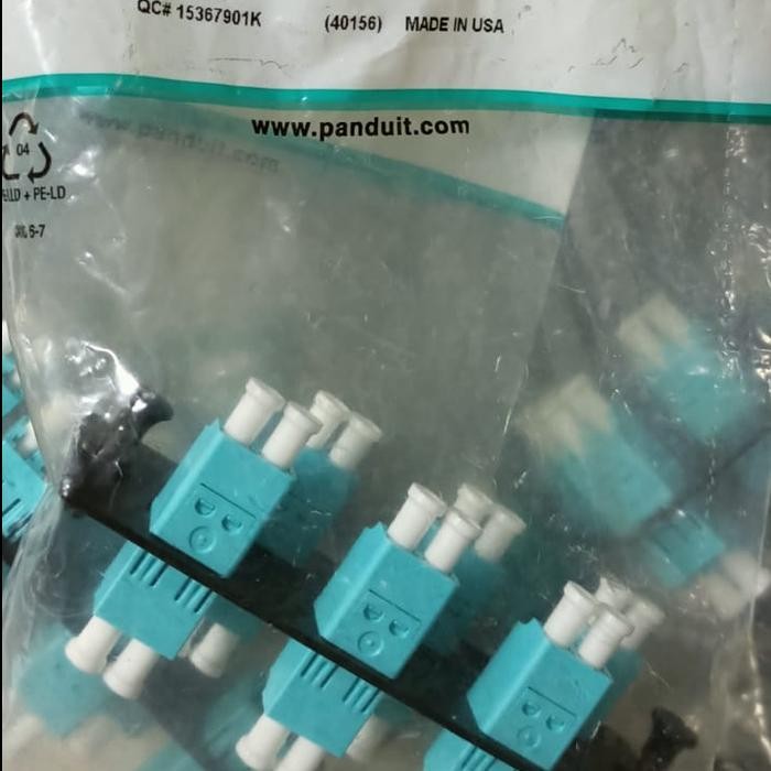 PANDUIT FAP6WAQDLC Panel FO Coupler LC Duplex FO12Core OM3 Multimode
