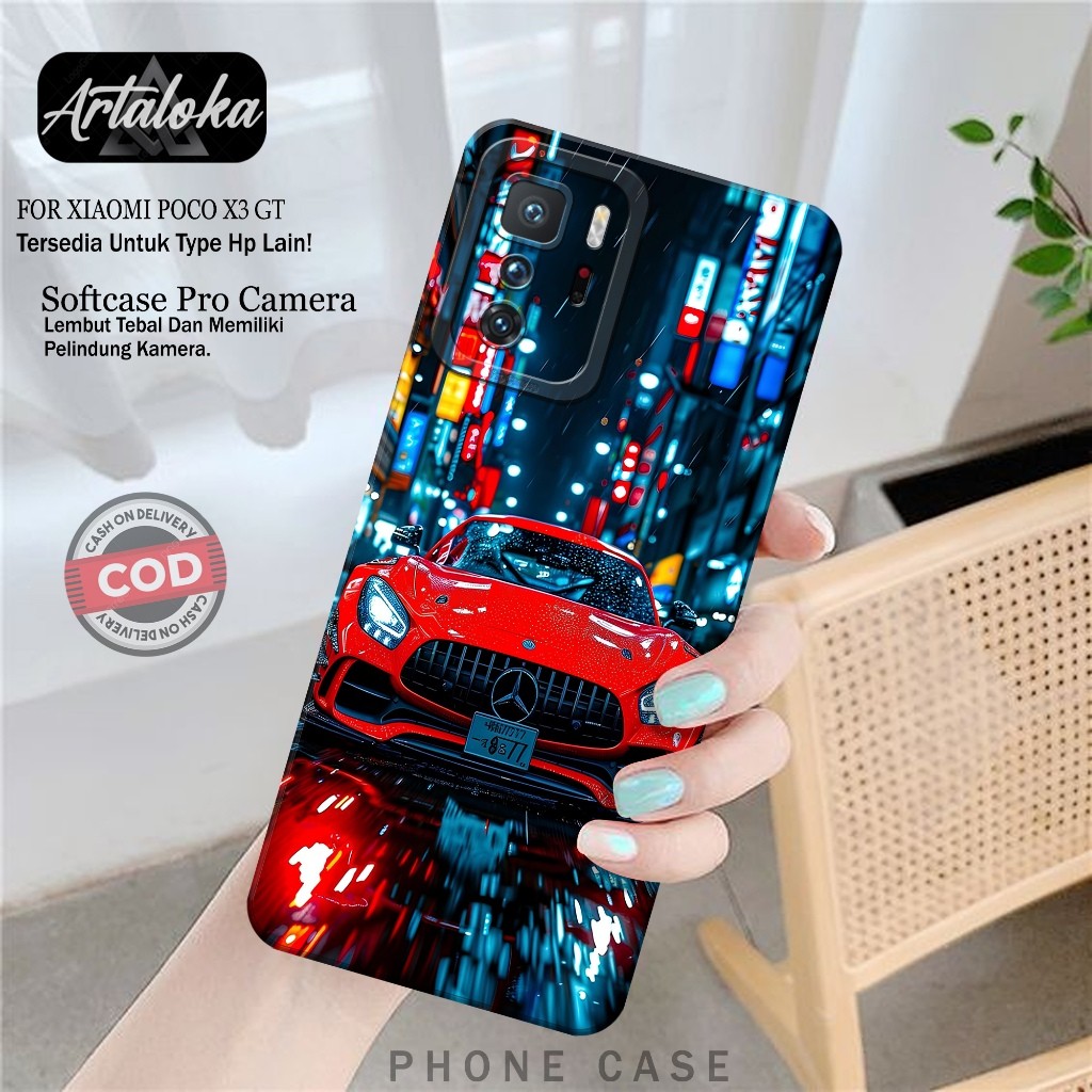 Softcase Hp Xiaomi Poco X3 GT Fashion Case Mobil Case Poco X3 GT Silikon TPU Pro Camera Casing Xiaom