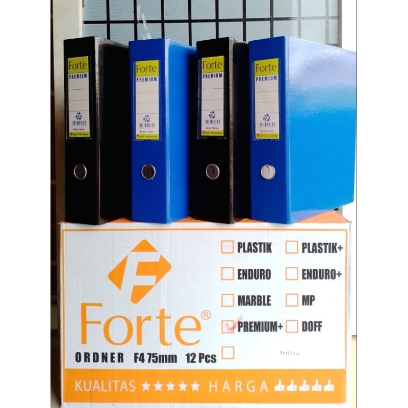 

Map Dokumen Ordner Forte Premium F4 75 Mm ( Dus 12 Pcs ) [ Original ]