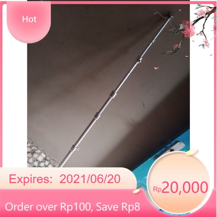 Jagrak Pancing Nyobok Cobokan Steger Joran Pancing Alumunium - Jagrak lumut, 2.5 meter AF8