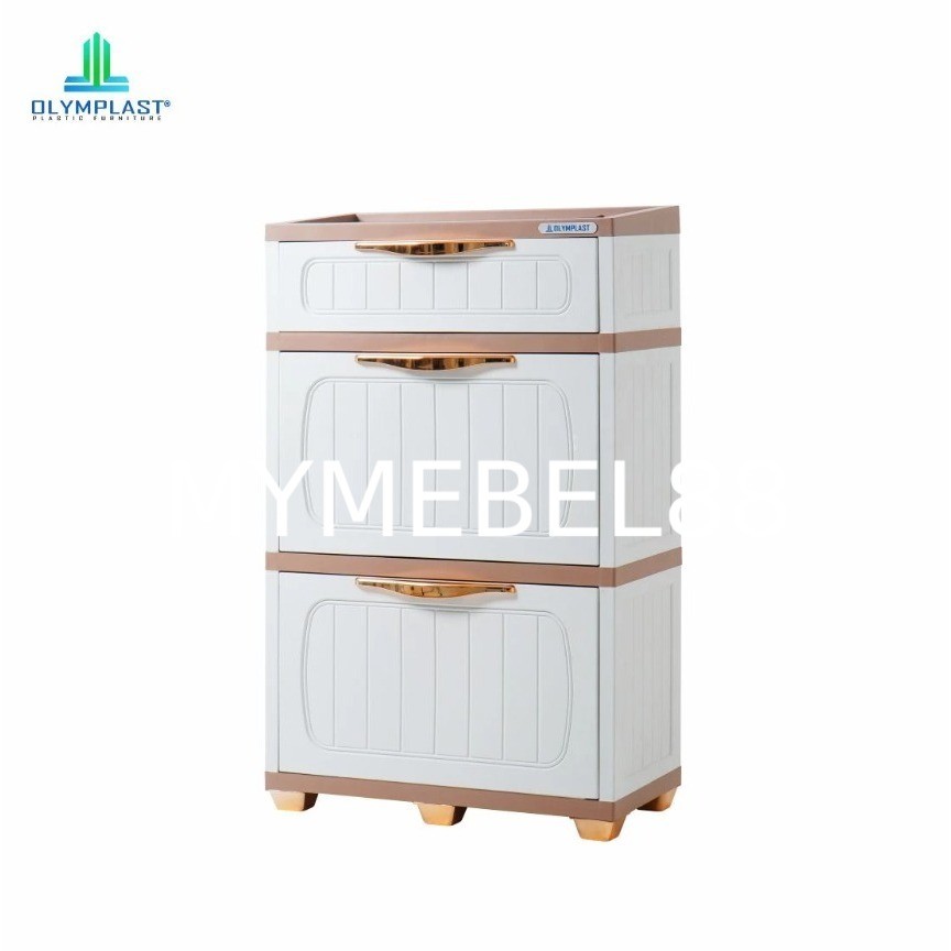 MYMEBEL88 TERMURAH Rak Sepatu olymplast SRO 2W1L Flip rak Sepatu Minimalis Plastik anti rayap air da