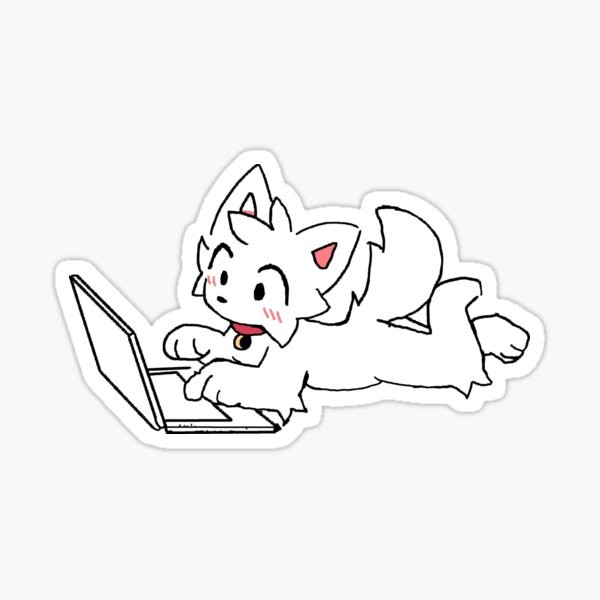 

Boykisser Browsing 5PCS Stickers for Laptop Stickers Background Window Anime Print Decor Art Bumper Wall Water Bottles