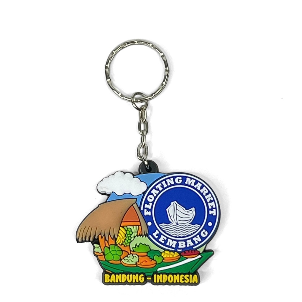 Souvenir gantungan kunci Bandung oleh oleh negara Indonesia