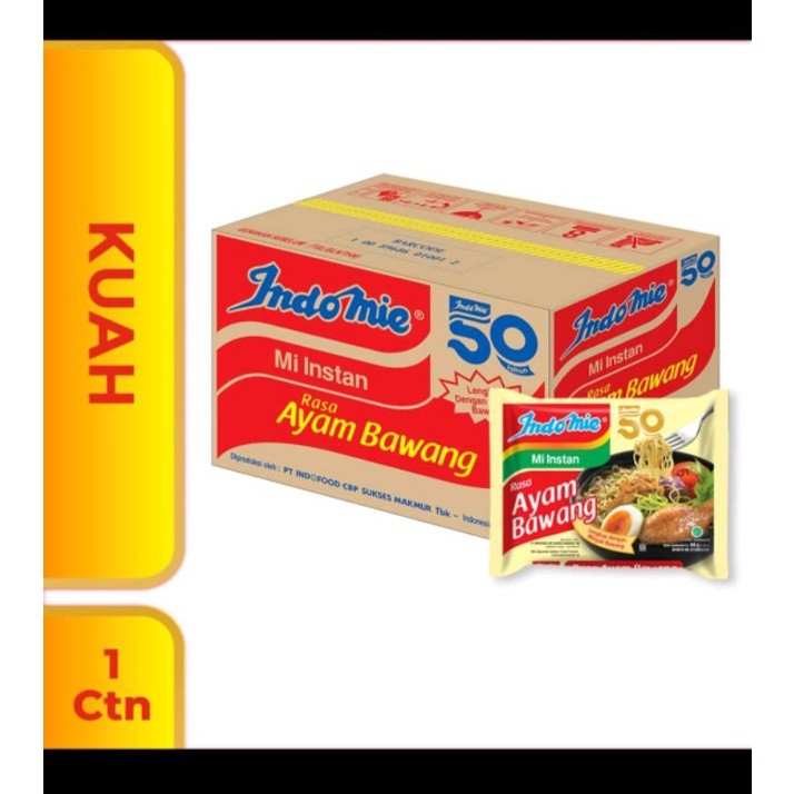 

Indomie Ayam Bawang 1 Dus