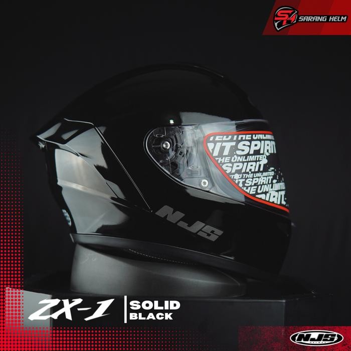 Mumpung Murah NJS ZX-1 Solid - Helm Full Face | NJS ZX | ZX | ZX Polos | Helm NJS ZX | Helm NJS Polo
