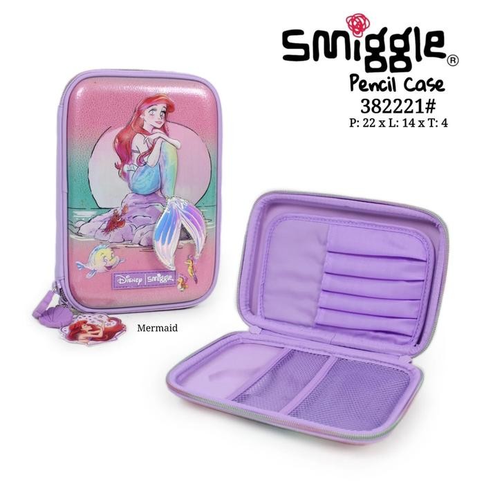 

[New Arrival] pencil case 3D eva hardcase smiggle look alike kotak pensil anak - ariel hc