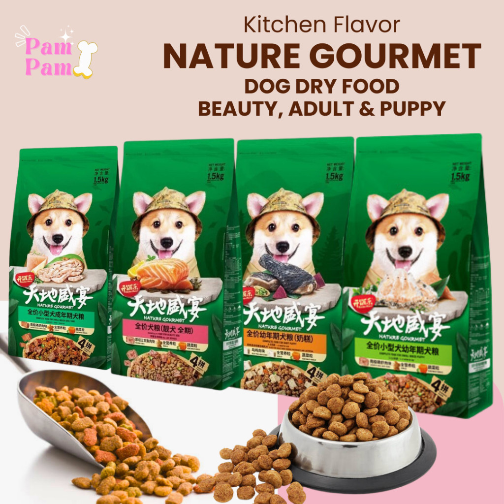 Makanan Anjing Nature Gourmet 1.5kg Nature Gourmet Dog Dry Food