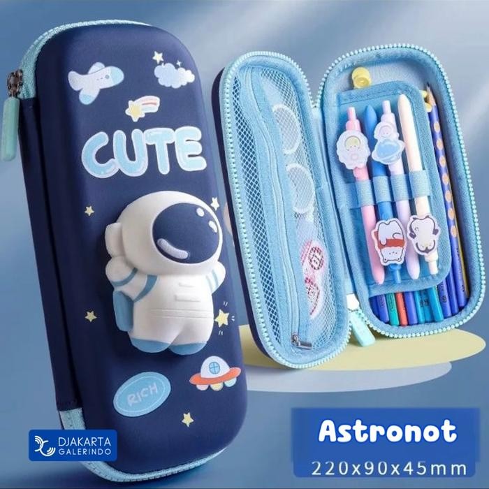 

[New Arrival] Kotak Pensil 3D Squishy Tempat Pensil Hardcase Waterproof Pencil case - Squishy Astro