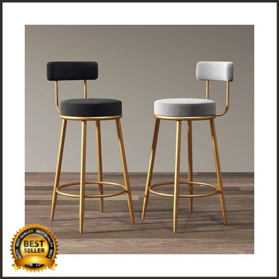 Bar Chair Kursi Bar Besi Kursi Bar Minimalis Kursi Cafe Finishing Gold Best Seller