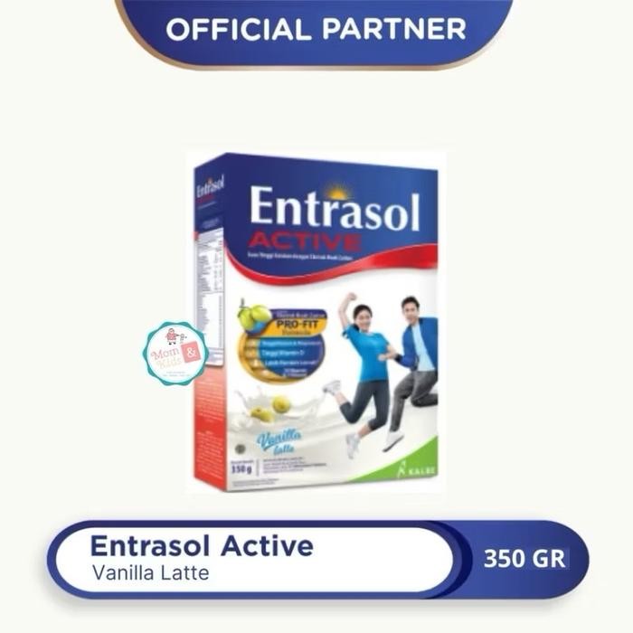

[[Promo]] ENTRASOL ACTIVE VANILA COKLAT 350 GR | ENTRASOL ACTIVE (19-49 TAHUN) 350GR - ACTIVE VANILA 350GR