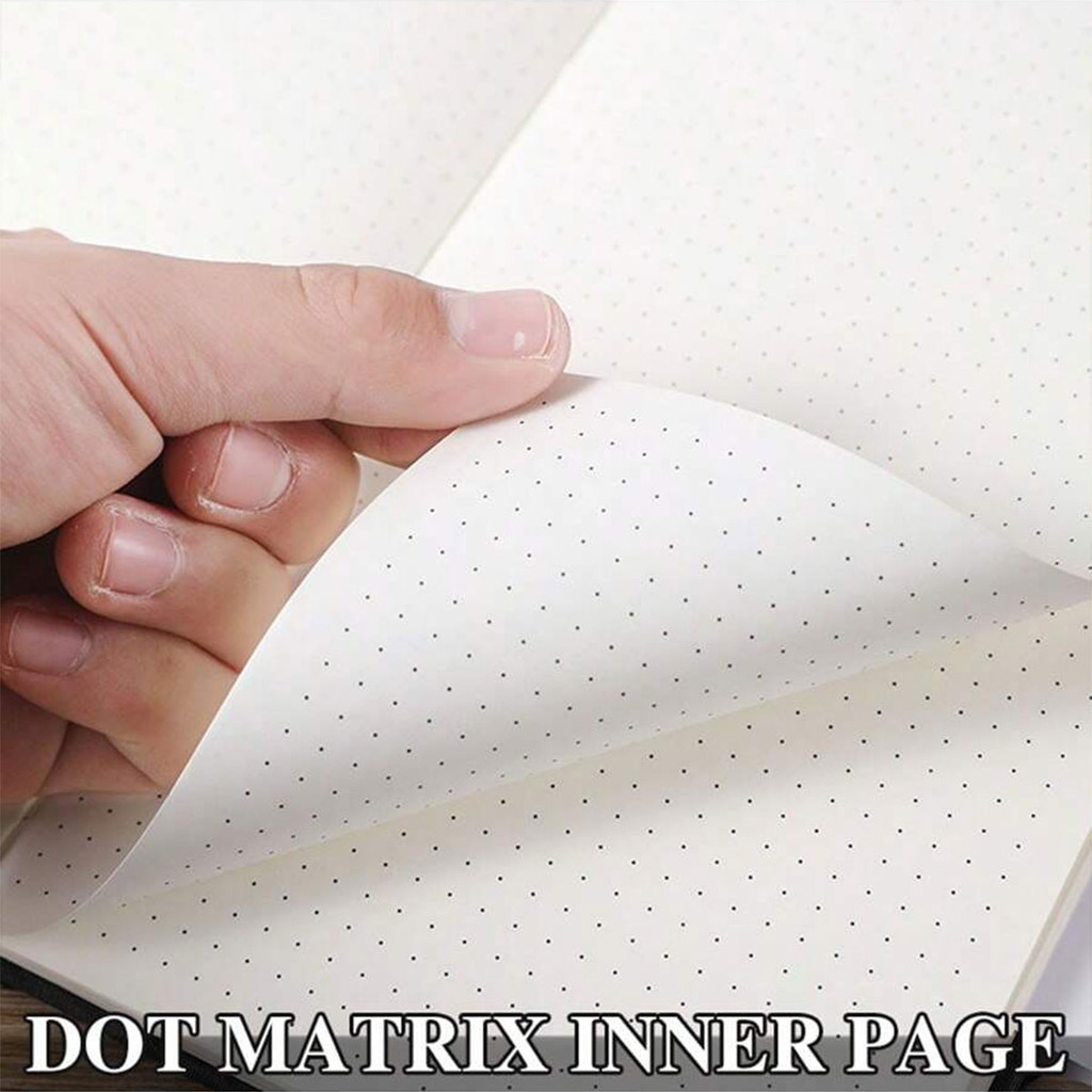 

[Whispers] [DOTDING] Buku Catatan Harian A5 Kain Sampul Kertas 80 Lembar 100 GSM Kantong Dalam