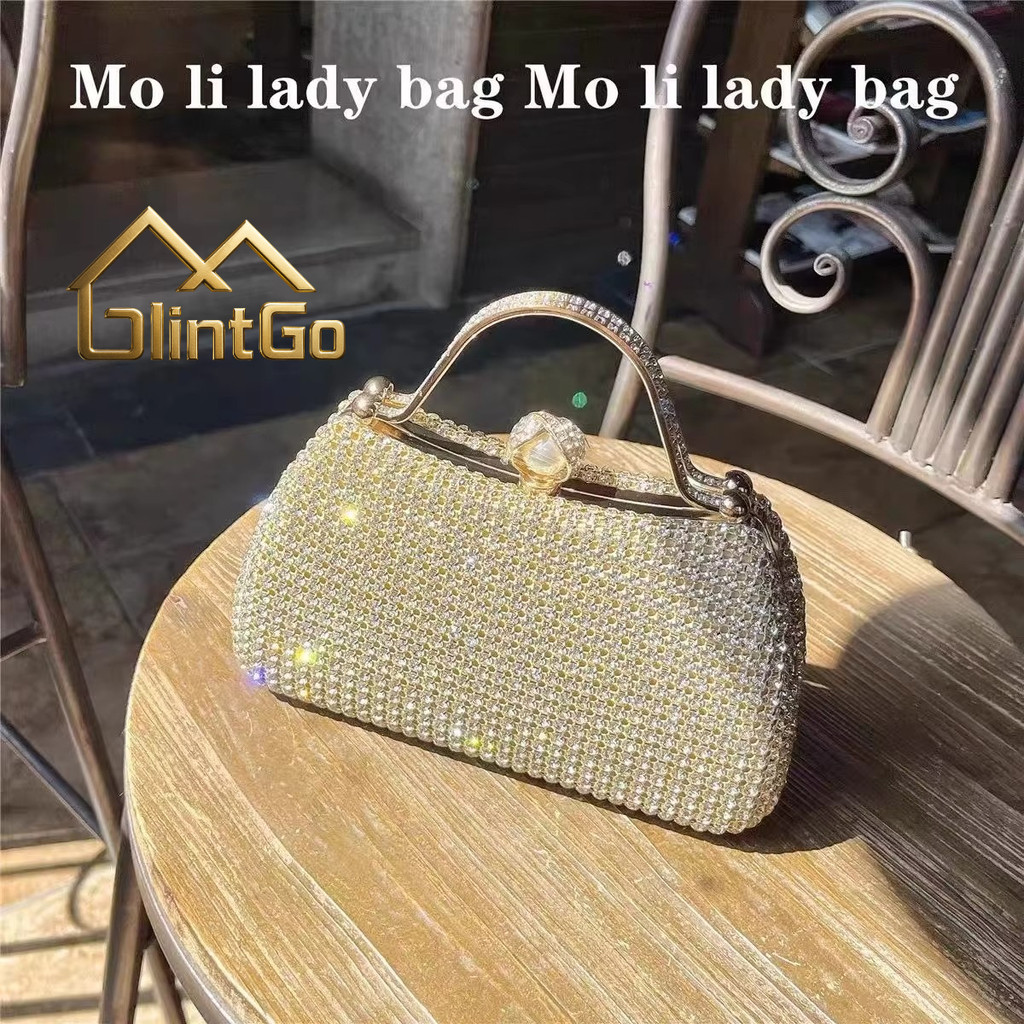 Tas Kondangan Wanita Dompet Pesta Mewah Mutiara Tas Pengantin Sophia Terbaru Elegan Anti Gores