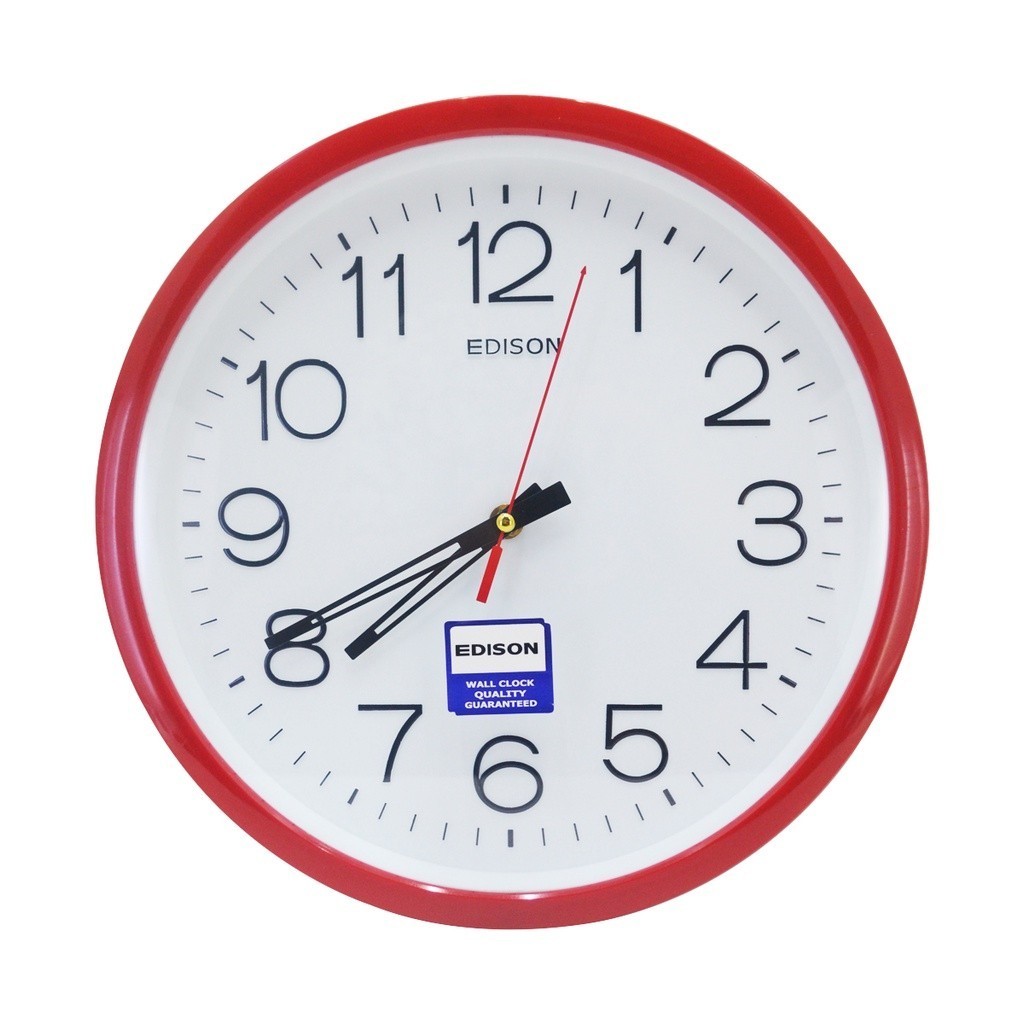 Jam Dinding  STEP DETAK EDISON EQ 28 edison 28T JAM DINDING BULAT DIAMETER 31CM