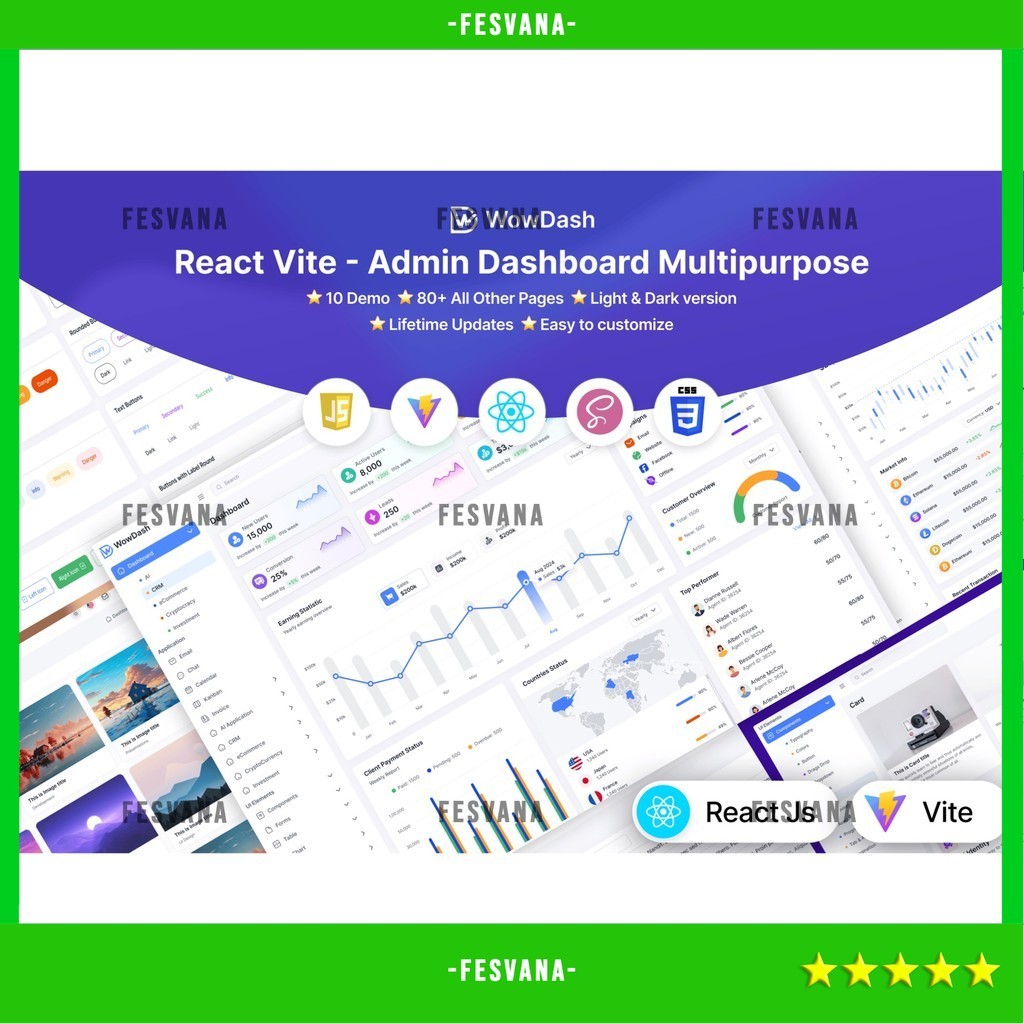 WEB TEMPLATE WOWDASH - REACT JS (VITE) ADMIN DASHBOARD TEMPLATE D2026 FESVANA
