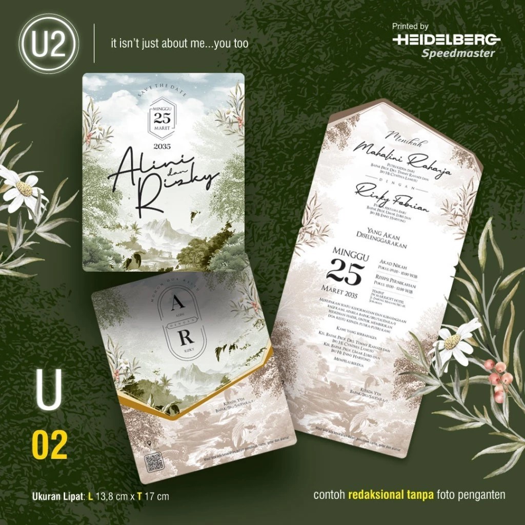 Blangko  Java You Too U2 02 Wedding Invitation