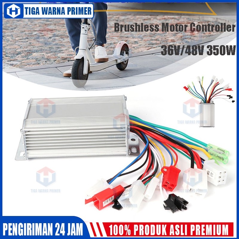 Controller sepeda listrik 36v 48v 350w bldc brushless kontroler 36v/48v selis universal 36volt 48vol