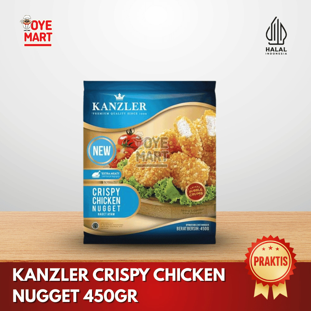 

KANZLER CRISPY CHICKEN NUGGET 450GR / NUGGET AYAM RENYAH