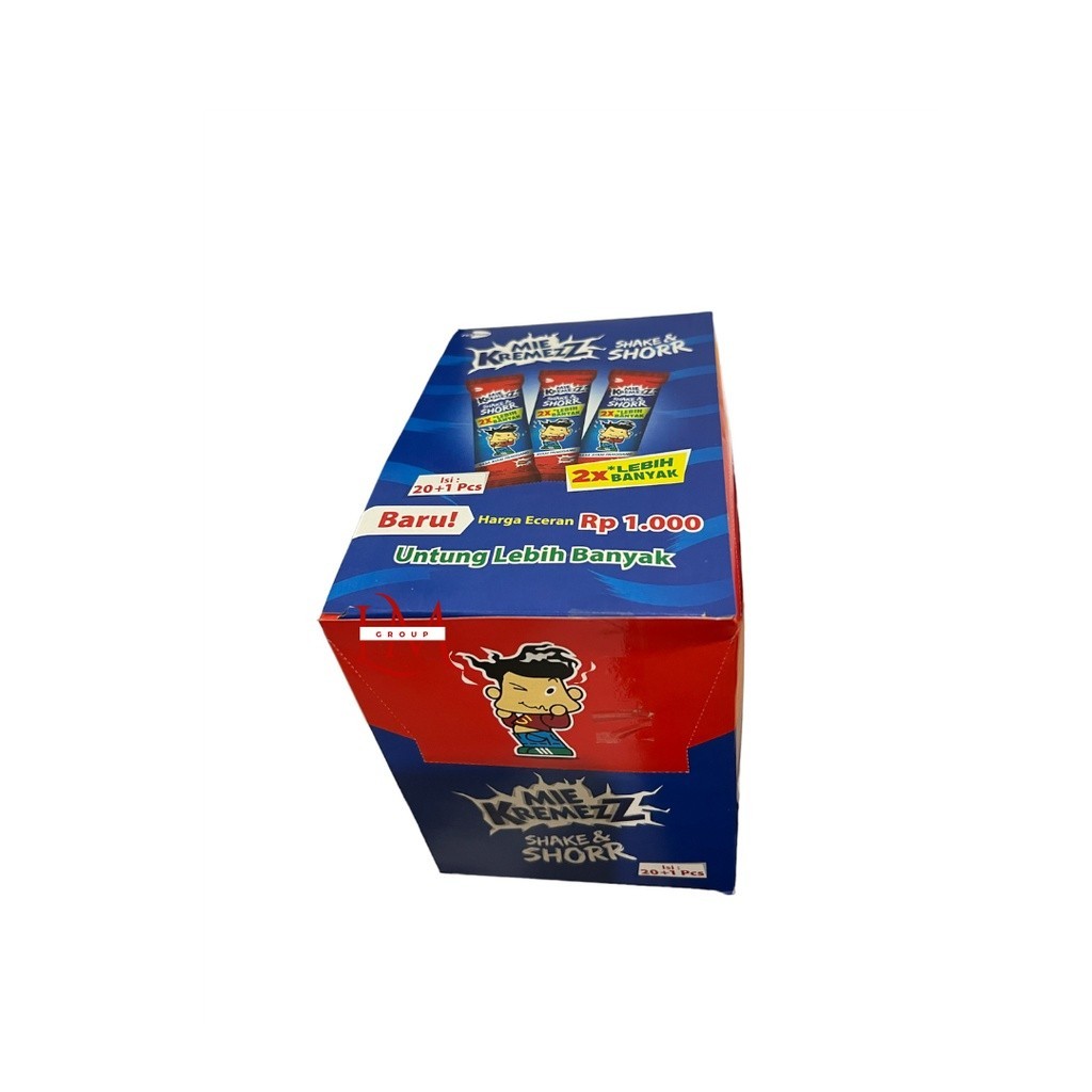 

Classica2106 Mie Kremezz Shake & Shorr 1000 1 Box Isi 20+1 Pcs @16Gr Jajanan