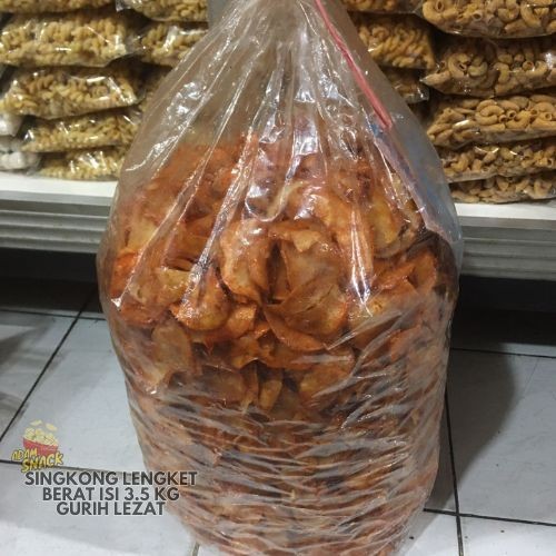 

KERIPIK SINGKONG BALADO LENGKET BAL ISI 3.3 KG / SINGKONG RUJAK - COD DAN INSTANT