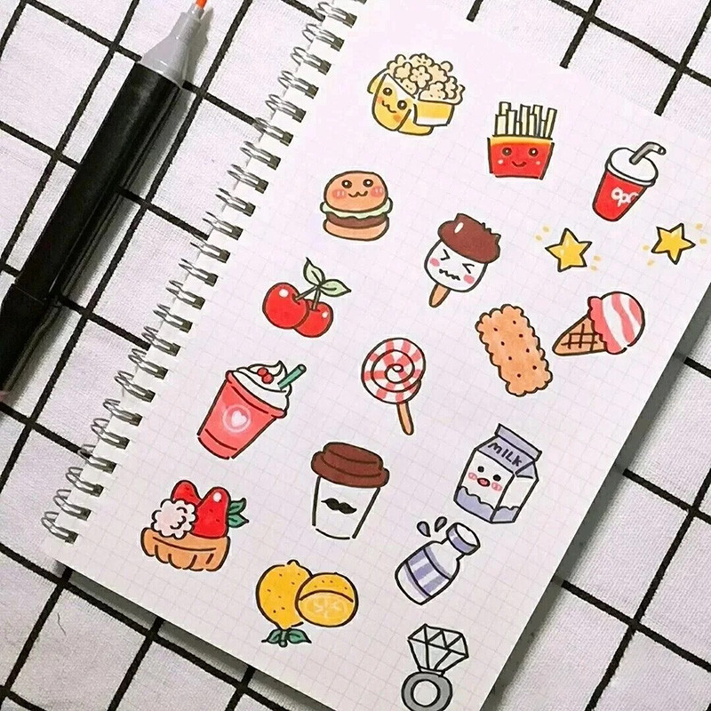 

Buku Catatan Notebook Cover Transparan / Spiral Notebook 60 Lembar /Buku Diary A5/B5 Cover Pp Waterproof Alat Tulis For Student Back To School Office Stationery