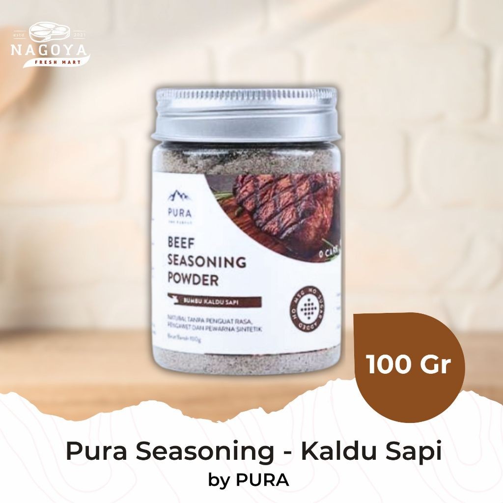

Pura Kaldu Bubuk Sapi Seasoning Powder 100 GR - Kaldu Sapi MPASI Tanpa MSG