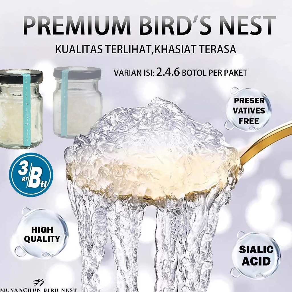 

Sarang Burung Walet Kering Siap Masak / 100% Asli, Kualitas Terlihat Jelas / Tanpa Pengawet
