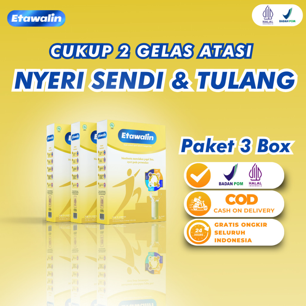 

Etawalin - Susu Kambing Etawa Mengatasi Asam Urat dan Tulang ORI 3 Box