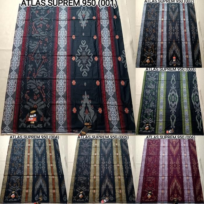 Sarung ATLAS Super Premium 950/955 Gold Original Motif BHS