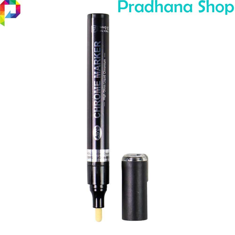 

Spidol Permanen Marker Silver Metallic Chrome 3mm
