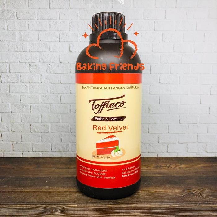

Toffieco Pasta Red Velvet 500GR/ Perisa Perasa Pewarna Red Velvet