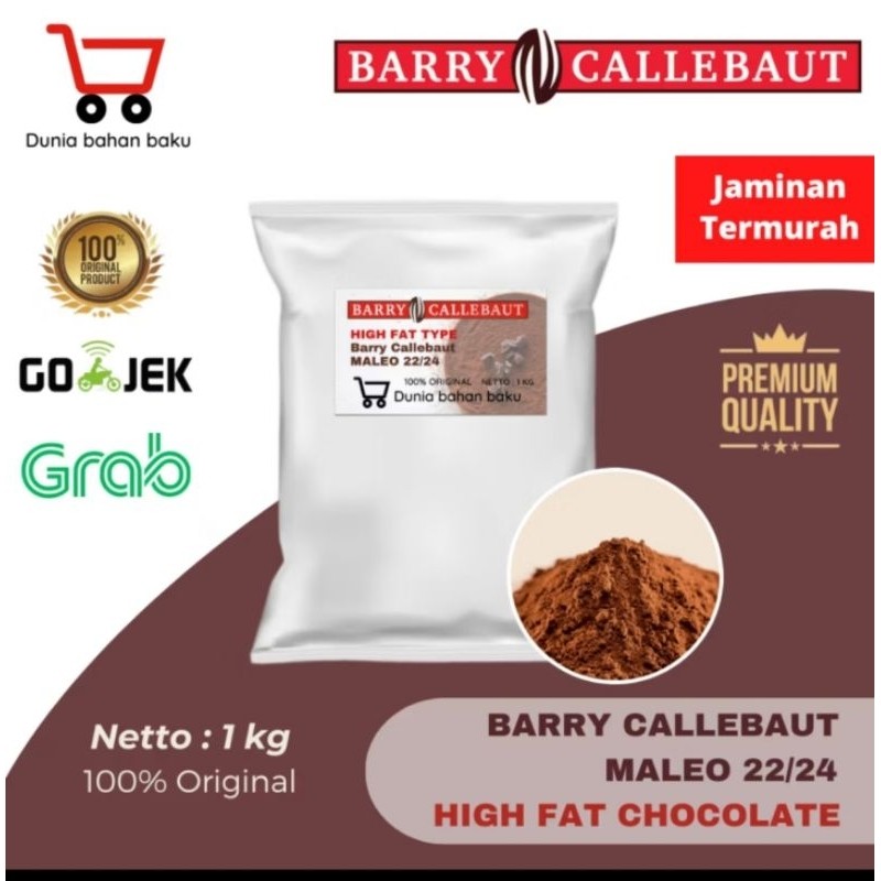 

COCOA POWDER BARRY CALLEBAUT BUBUK COKLAT TIPE MALEO 22/24 HIGH FAT