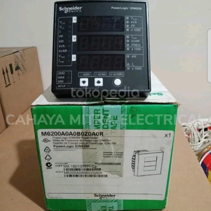 POWERLOGIC ION6200 /PM ION6200 SCHNEIDER SERIES M6200A0A0B0Z0A0R ASLI