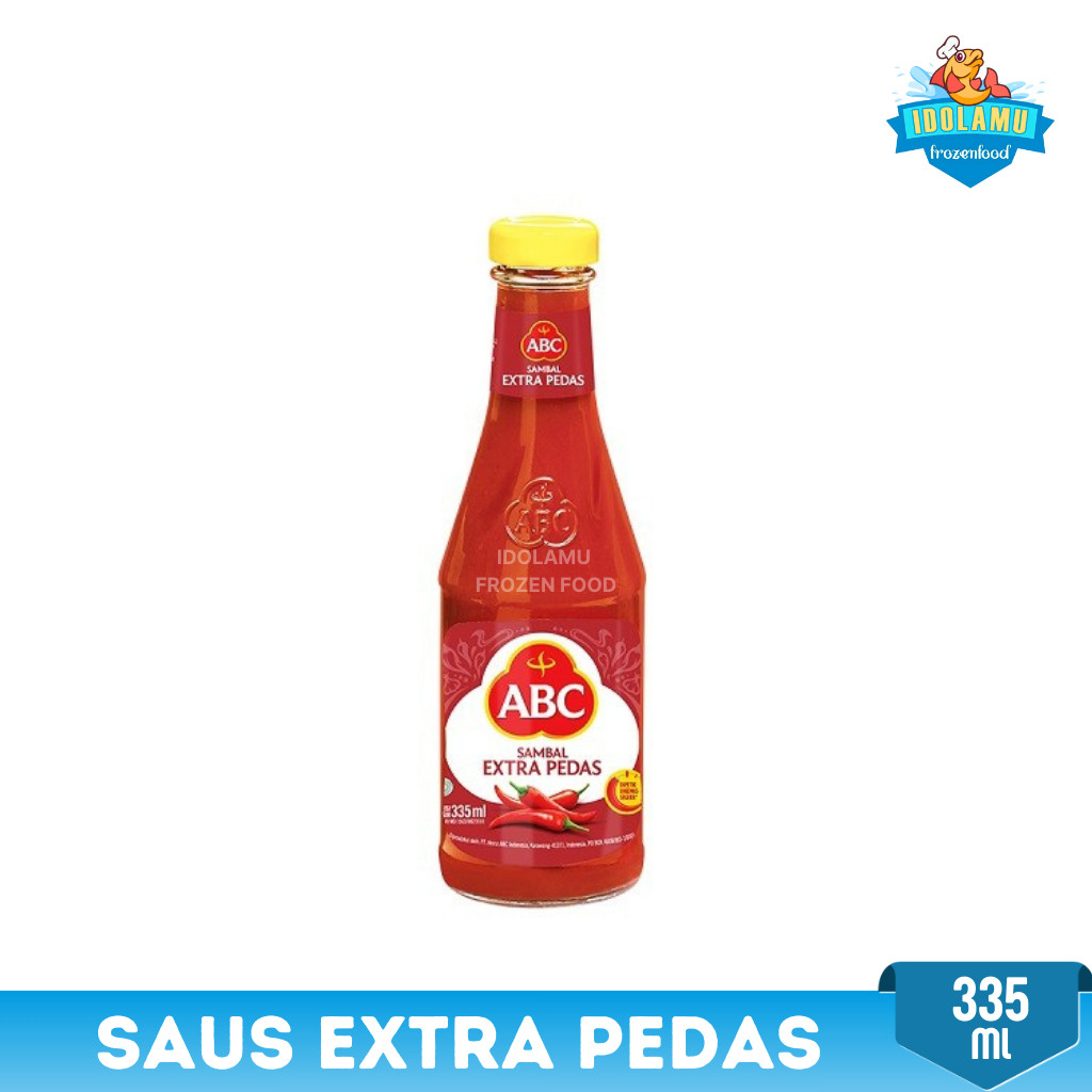 

saus abc saus extra pedas kemasan botol kaca 335 ml