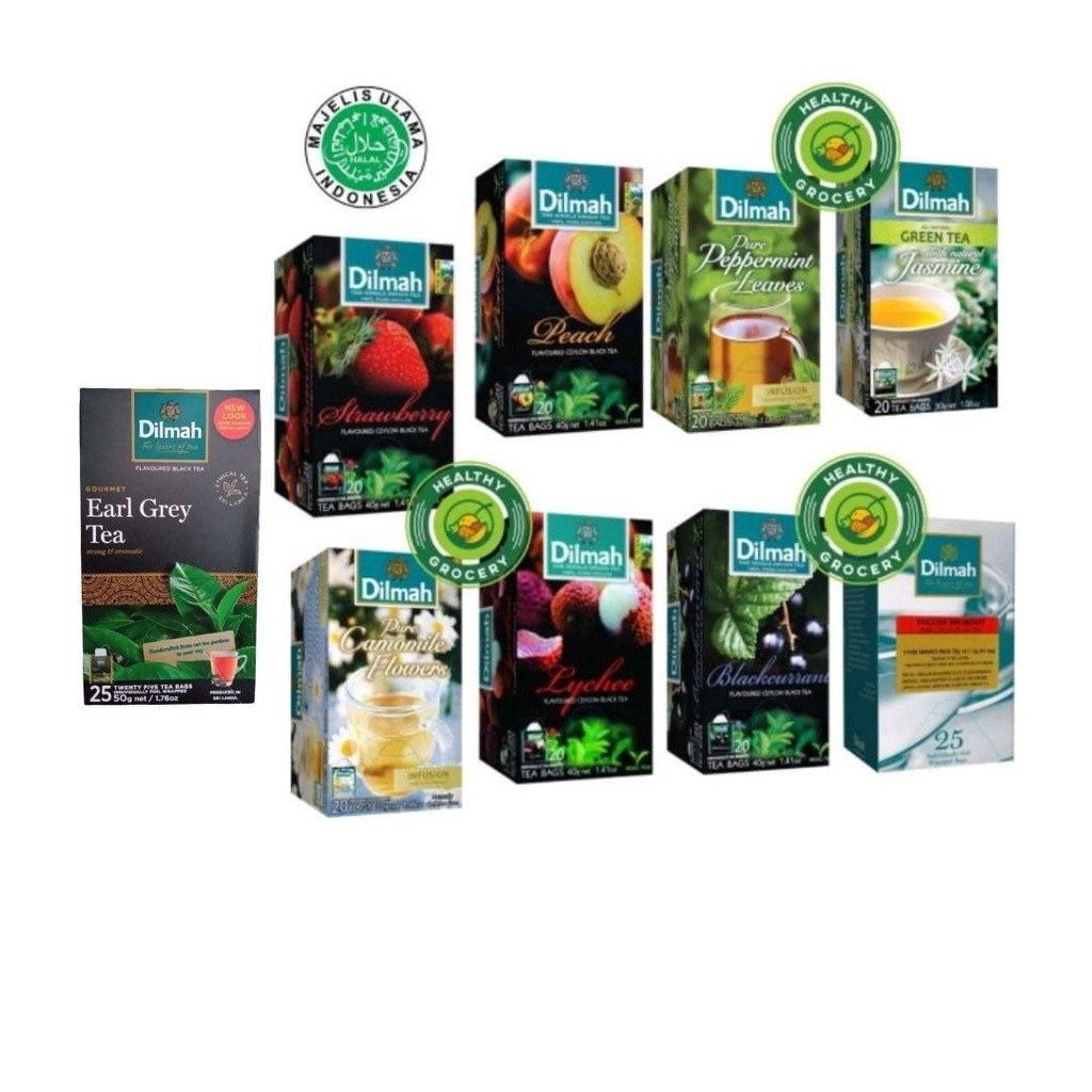 

Dilmah Amplop / Envelope Black Tea 25 Sachet All Varian