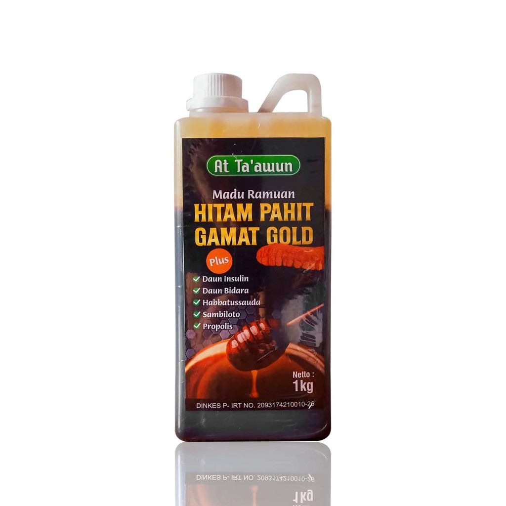 

Madu Hitam Pahit Gamat Gold Plus Daun Insulin 1 Kg Attaawun Suplemen Diabetes