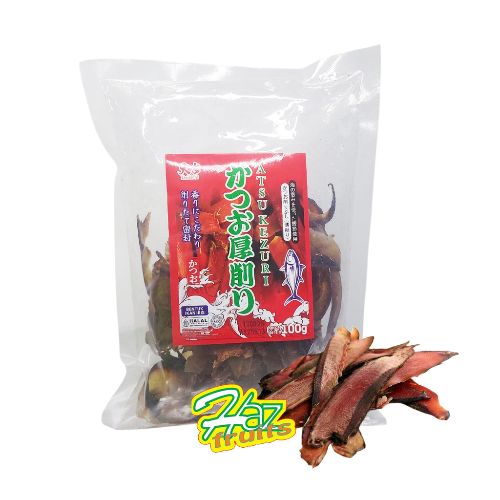 

Daikichi Atsukezuri / Irisan Ikan Cakalang Kering / Katsuobushi Slice - 100 gram