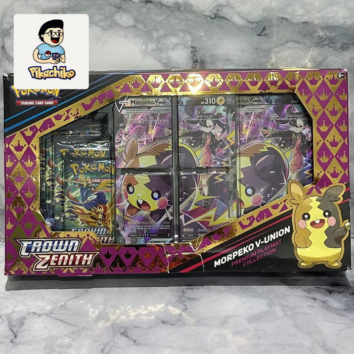 Kartu Pokemon TCG English Inggris Crown Zenith Morpeko V Union Premium Playmat Collection