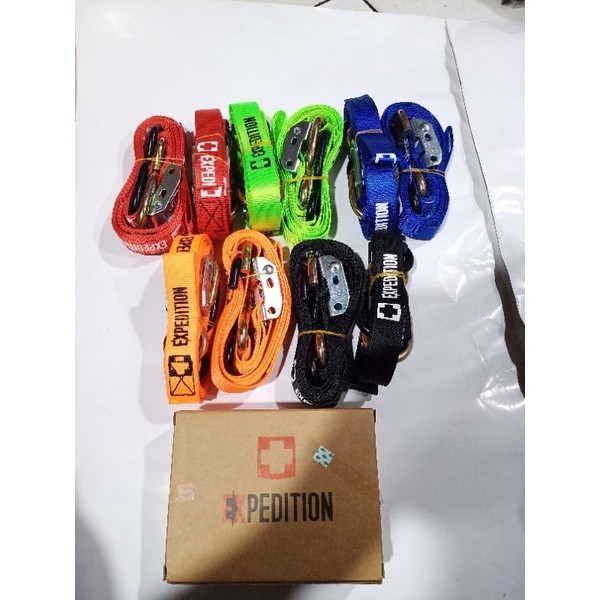 TIE DOWN TALI TIDON STRAPS EXPEDITION - TALI PENGIKAT MOTOR KLX - CRF - DTRACKER - WR 155 - SUPERMOT