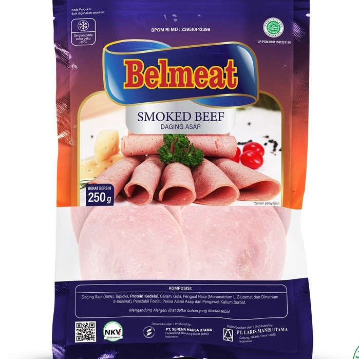 

Daging Asap Belmeat Smoke Beef 250 Gr