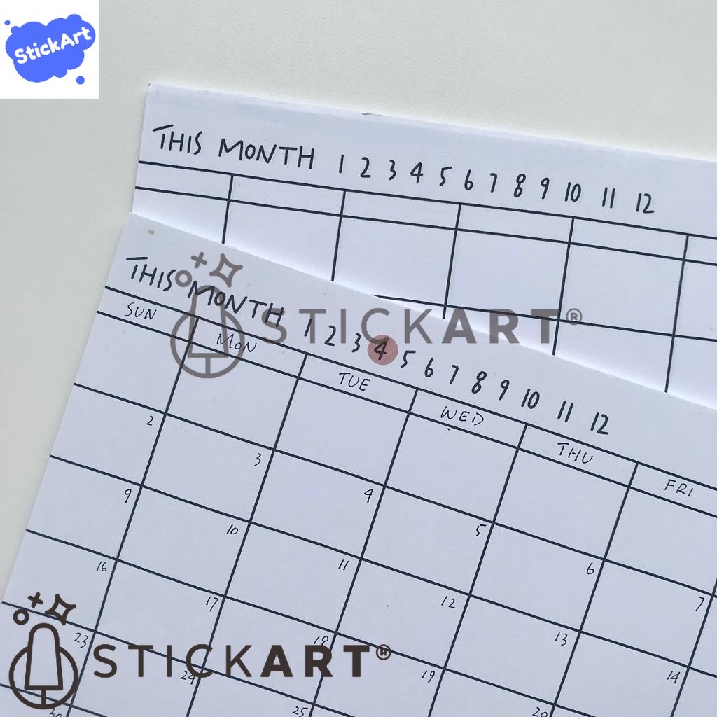 

[STICKART] notepad study planner/ memopad daily plan/ memo catatan belajar BAHAN DAN KWALITAS PREMIUM