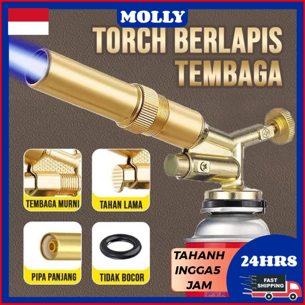 KICLONE_SHOP  Flame Gun Gas / Kepala Gas Torch Portable /  Flame Gun Pemantik  Flame Gun Gas