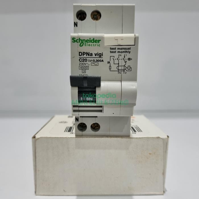 RCBO DPNA VIGI 2P 20A 300MA SCHNEIDER