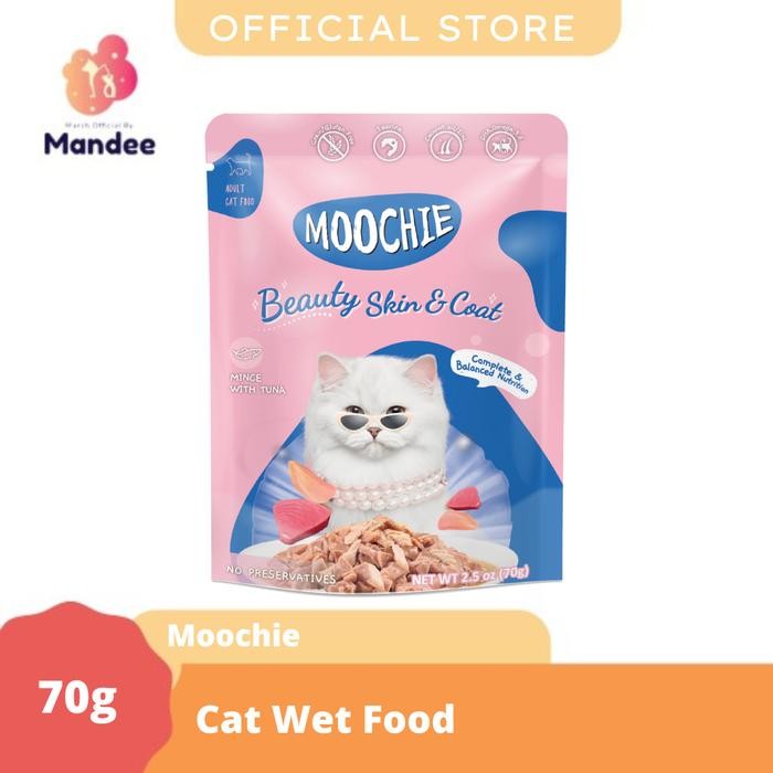 [PETSUPPLIES] MOOCHIE CAT WETFOOD UNTUK KUCING KITTEN ADULT 70g - Tuna