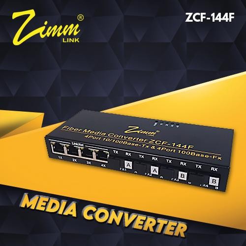 ZIMMLINK  ZCF-144F MEDIA CONVERTERNew