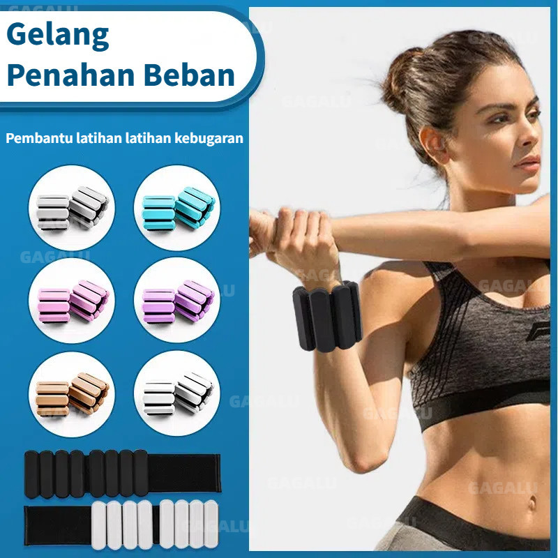 

GAGALU Adjustable Wrist & Ankle Weight Bracelet Beban Tangan Kaki Pemberat Ankle Weight Bangles - Gelang Olahraga