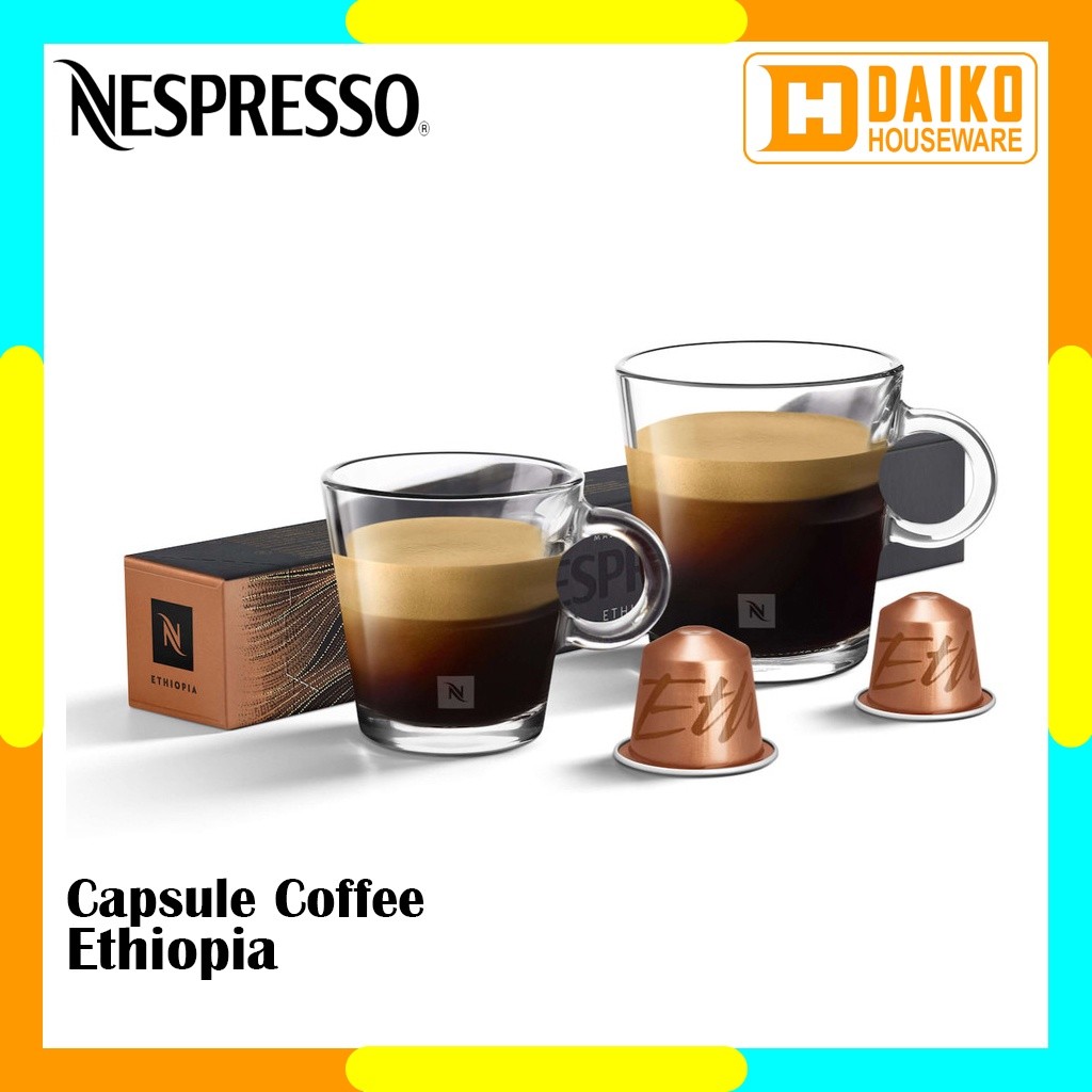 

Capsule Nespresso Ethiopia Original Nestle 1 Pack - Coffee Master Origins Kopi Kapsul Expired Lama