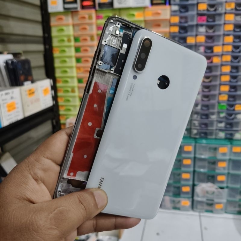 kesing housing casing Huawei p30 lite frame + backdoor + ring lensa