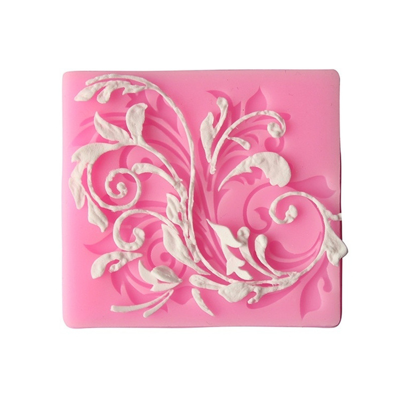 

DIY Flower Lace Silicone Mold Fondant border Cake Decorating Tools Candy Chocolate Gumpaste Moulds Kitchen Baking Tools