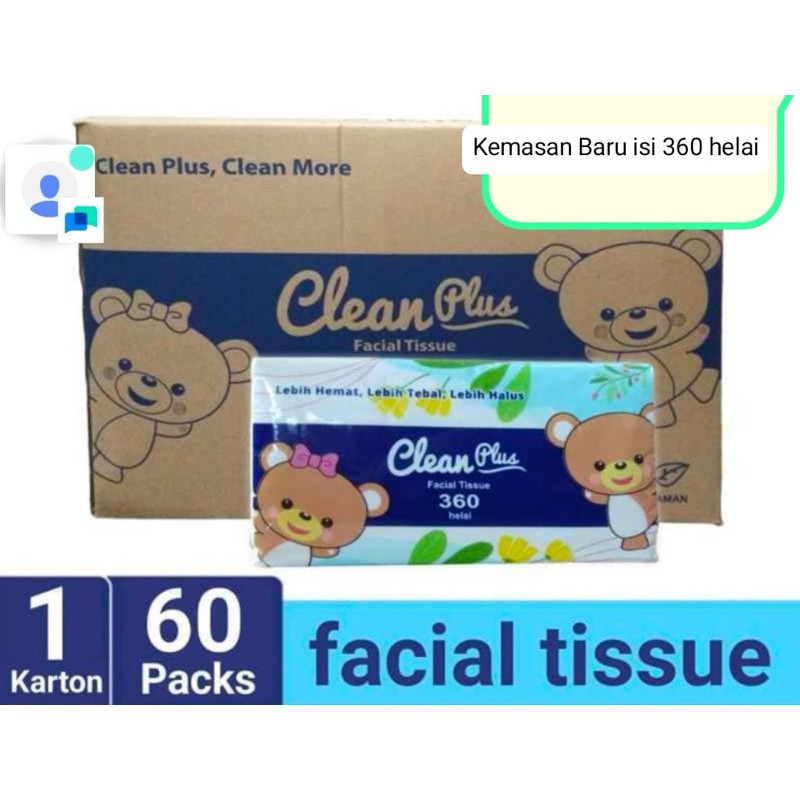 TISU CLEANPLUS 180 s / KARTON CLEAN PLUS 180 sheets per DUS